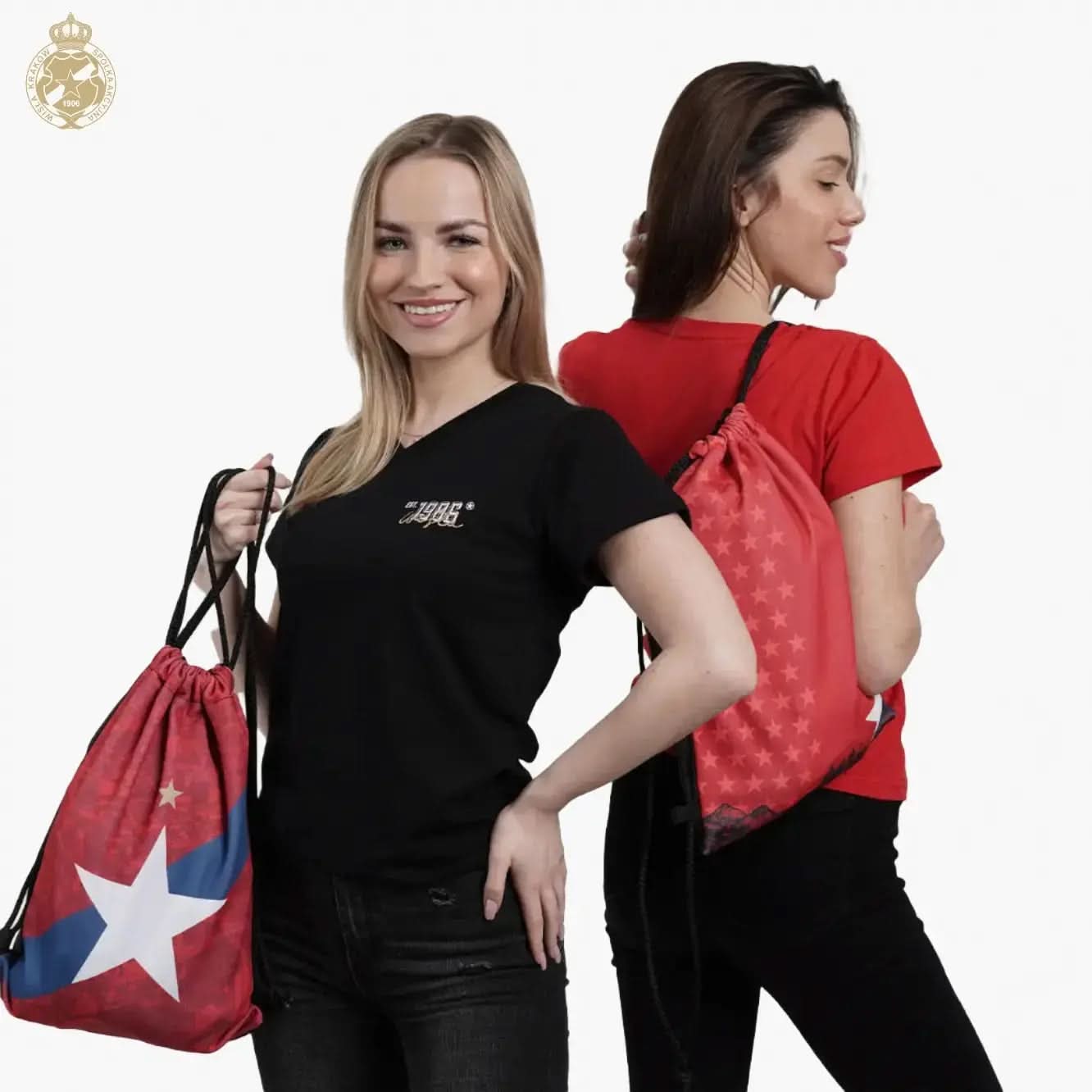 Worek Biała Gwiazda - czerwony Official FanShop - TS Wisła Kraków SA