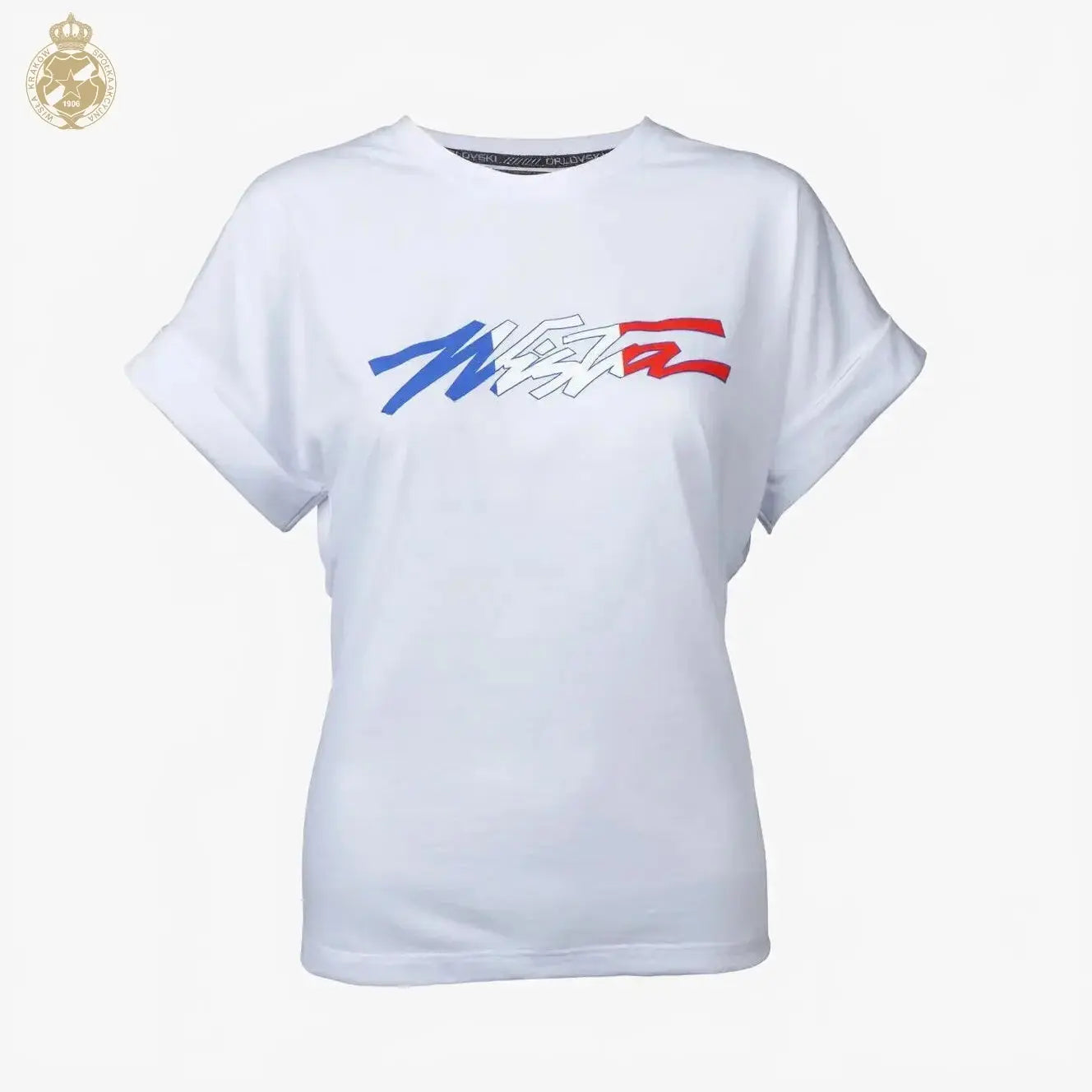 T-shirt damski Wisła- biały Official FanShop - TS Wisła Kraków SA